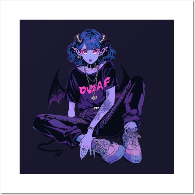 Demon Bossy Girl Wall Art by DarkSideRunners